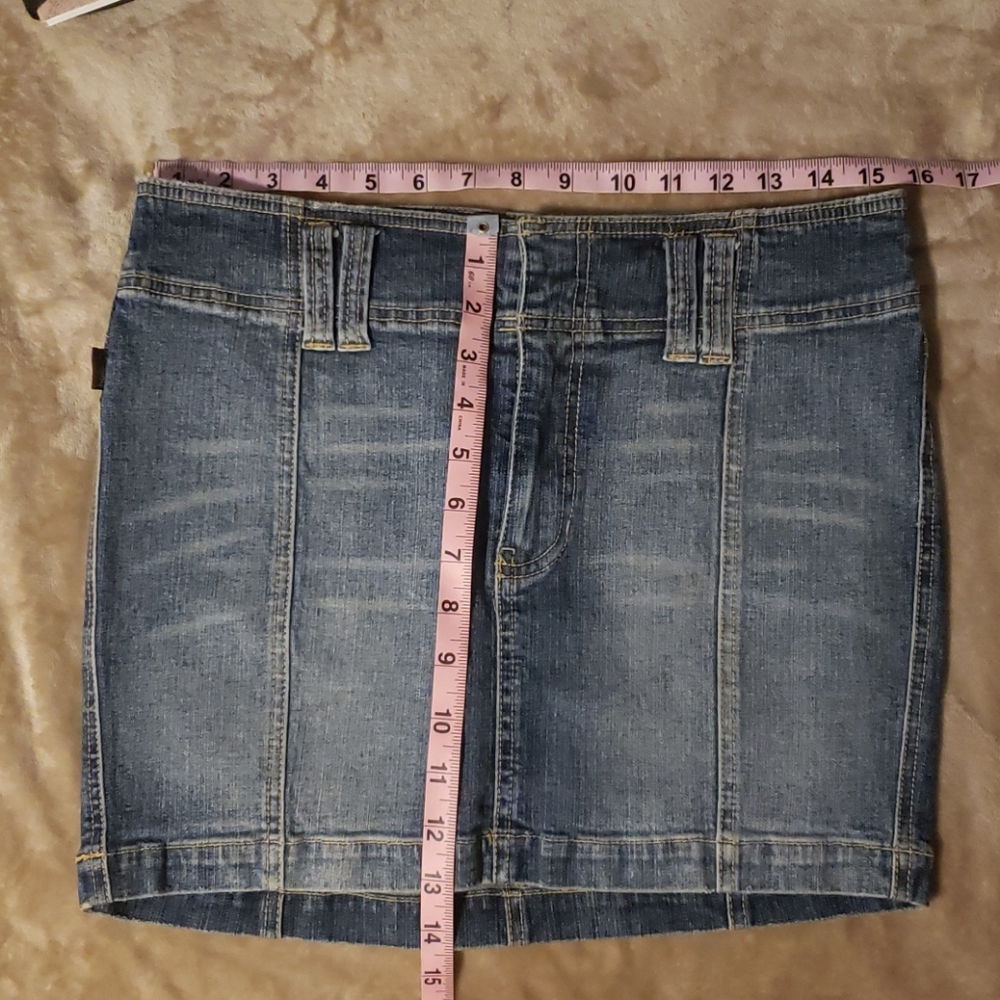 Hollister jean skirt
